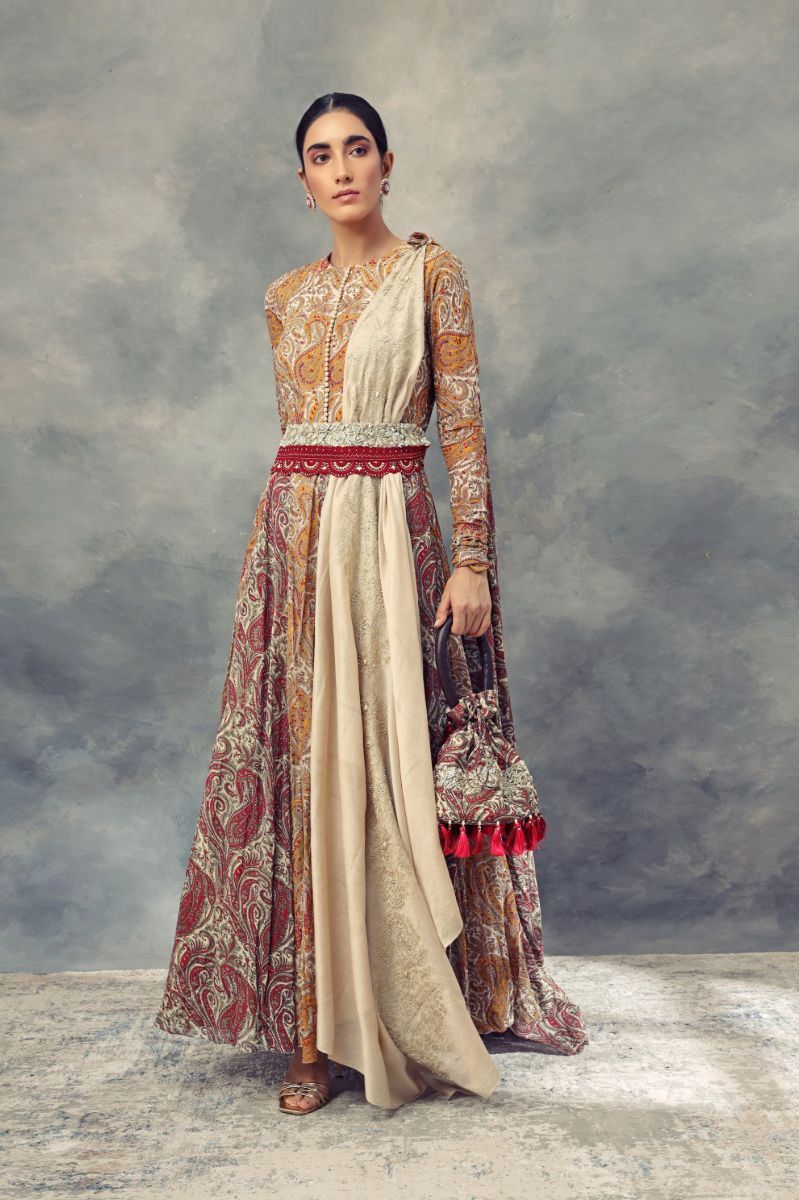 MULTICOLOURED ANARKALI SET 