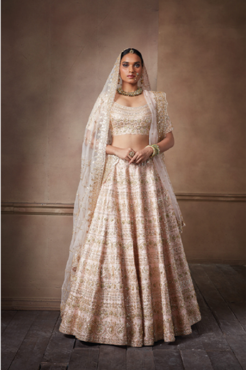 BLUSH PINK GOTA PATTI LEHENGA SET
