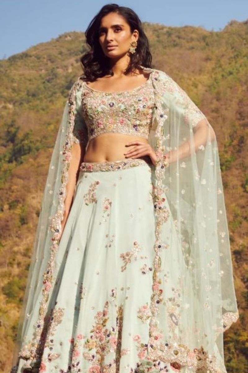 MAIRAH ORGANZA LEHENGA SET