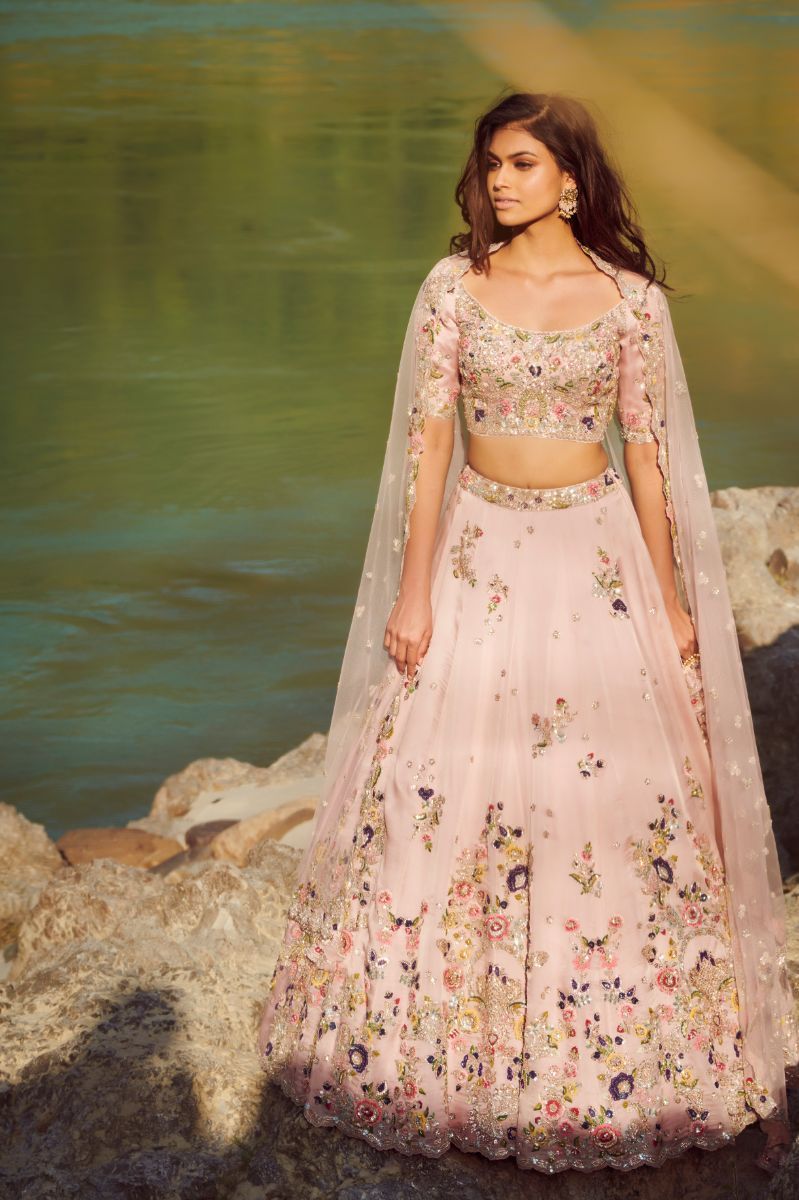 ZARMINE ORGANZA LEHENGA SET