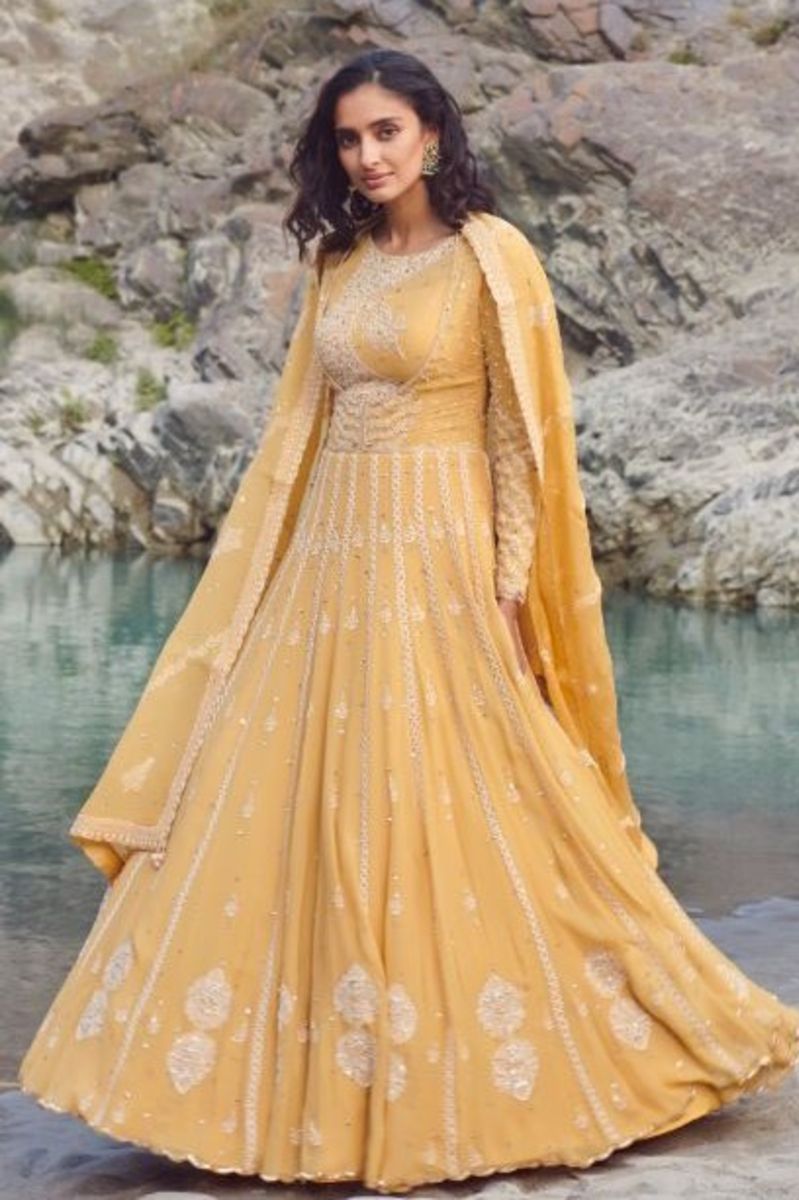 URSULA CHIFFON CHIKANKARI SET