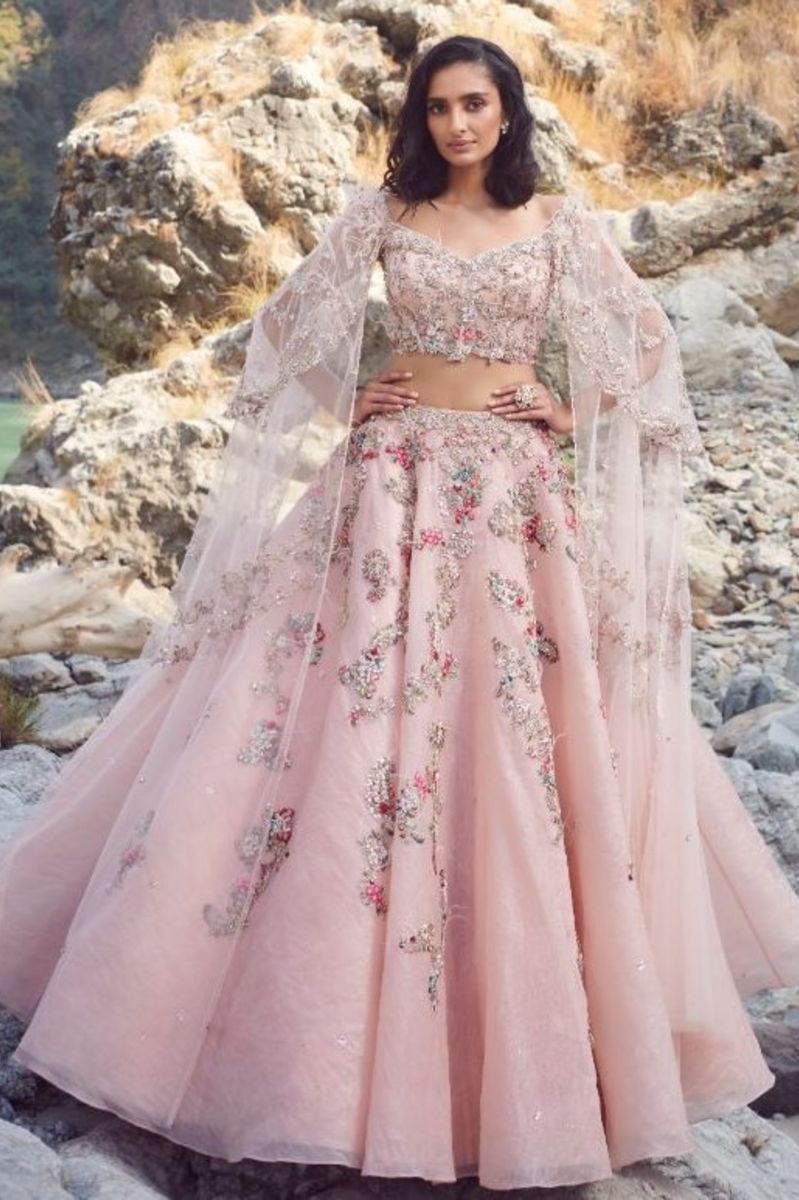 PATINE ORGANZA LEHENGA SET