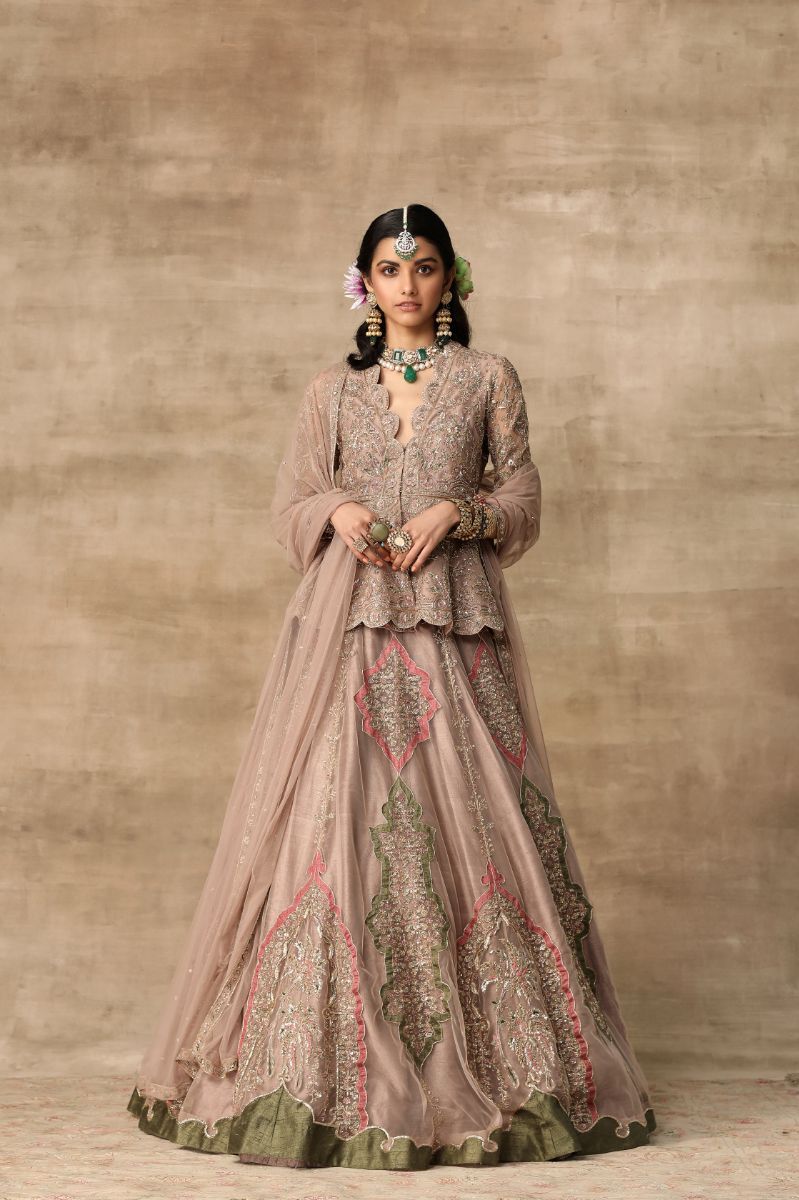 DEEP CHAMPAGNE LEHENGA SET