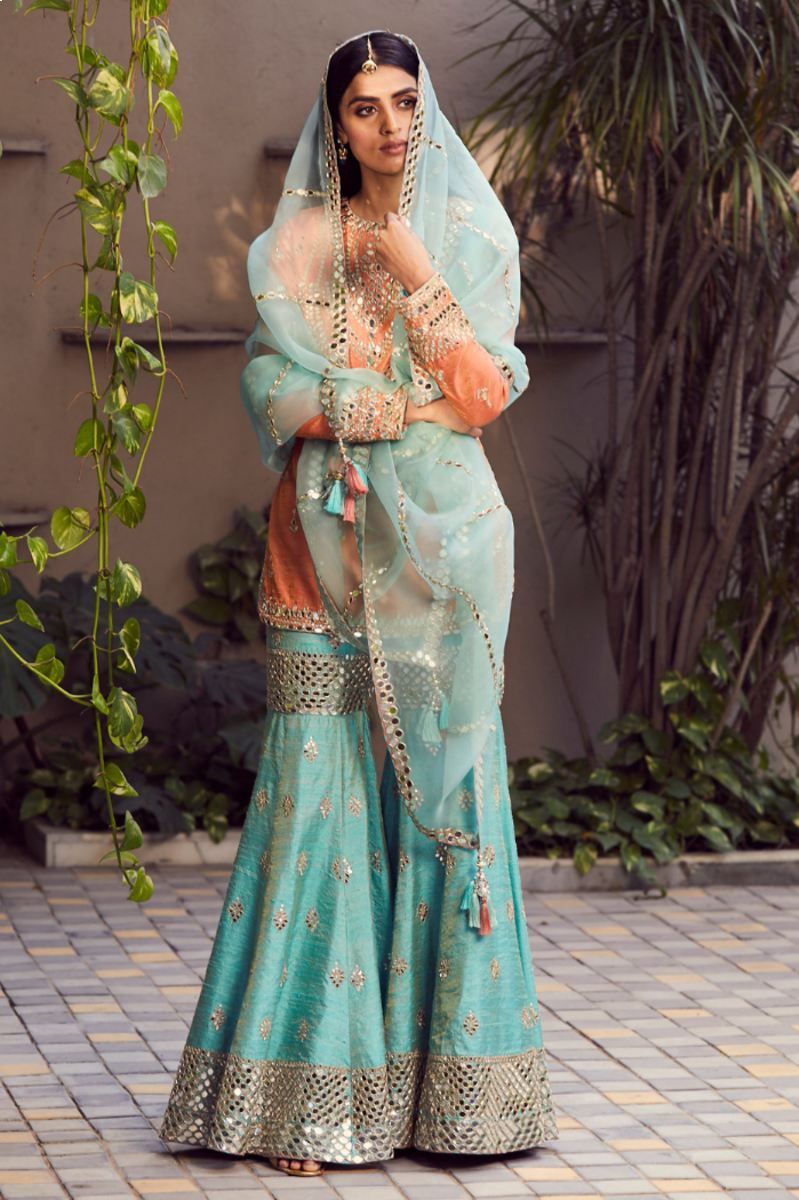  MIRROR WORK GARARA SET 