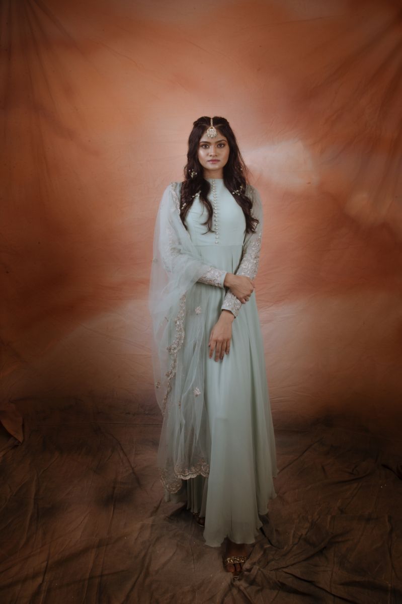 HIMALAYAN MINT GREEN ANARKALI