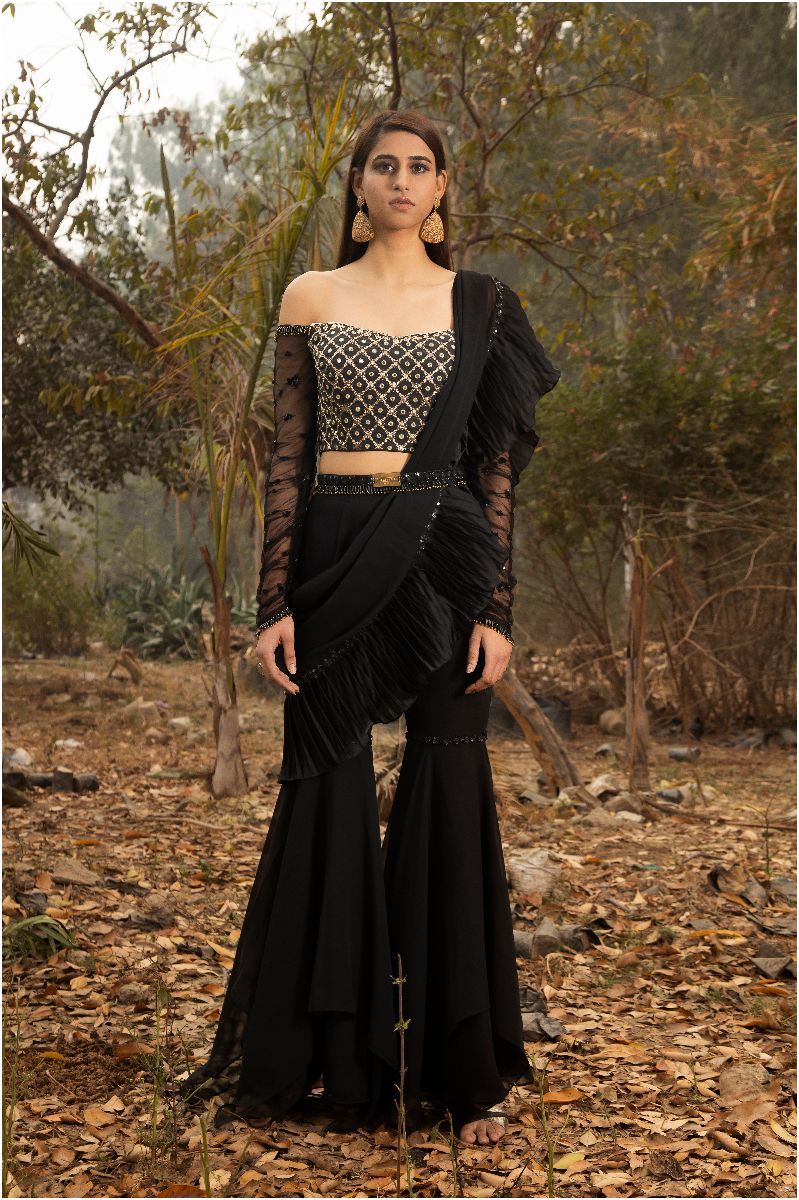 ONYX CONCEPT SHARARA SAREE