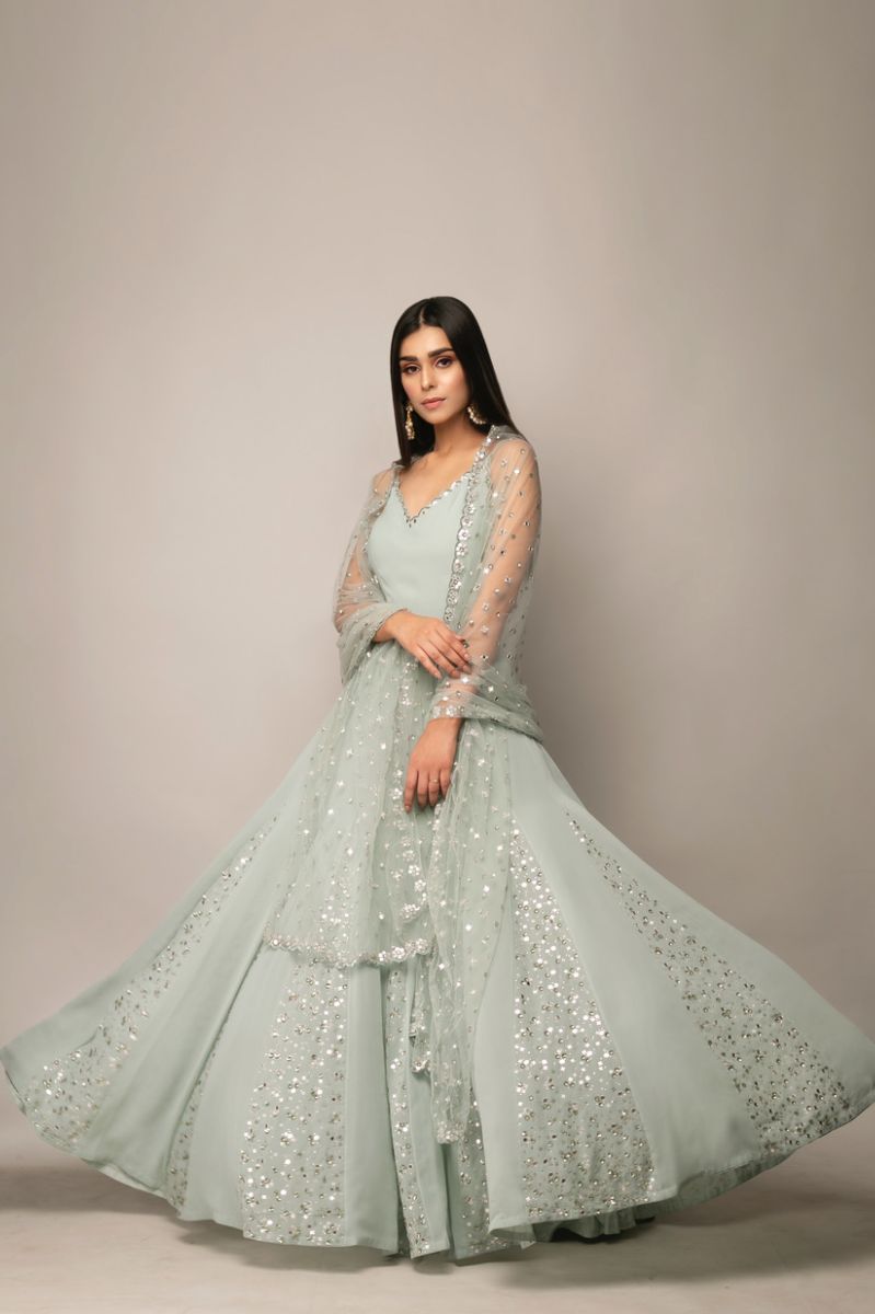 PEPPERMINT ANARKALI SUIT