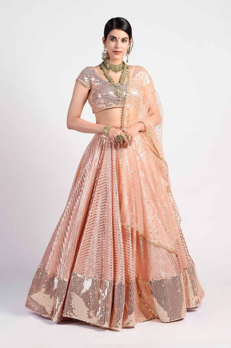 BLUSH LEHENGA SET