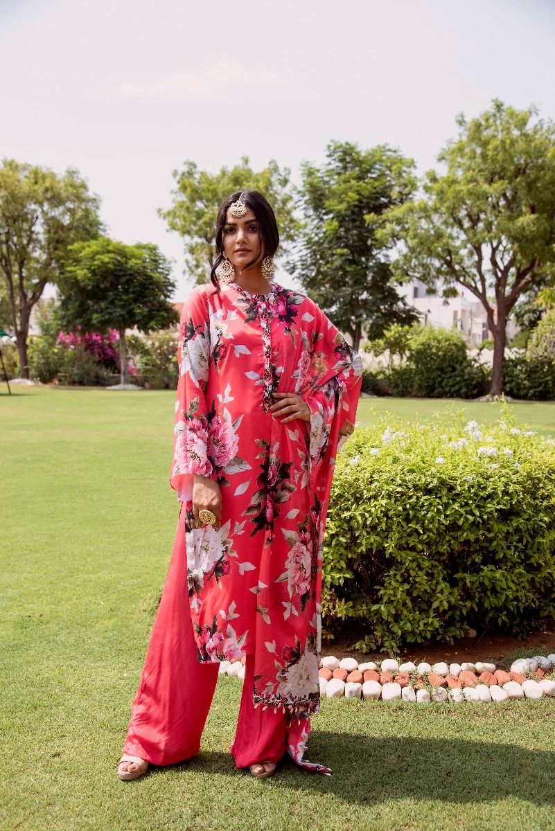 BRIGHT PINK TUNIC SET