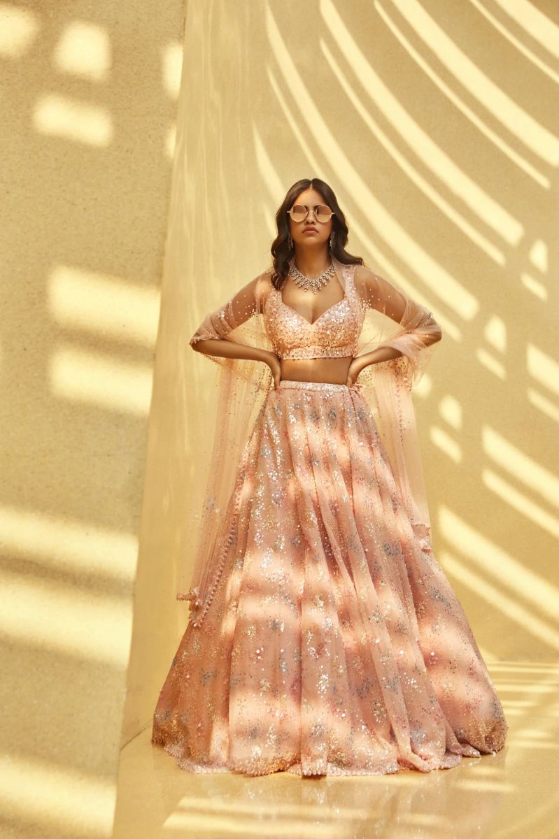 BLUSH PINK LEHENGA SET