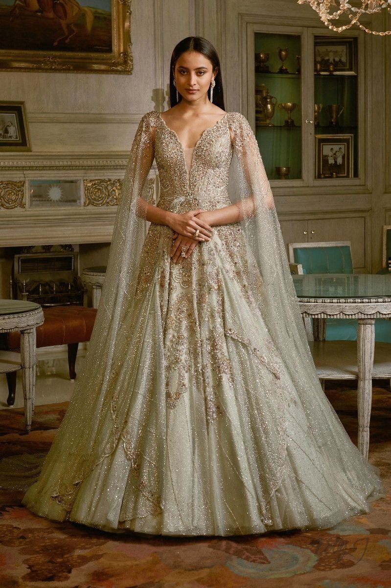 APHRA SHIMMER TULLE BRIDAL GOWN