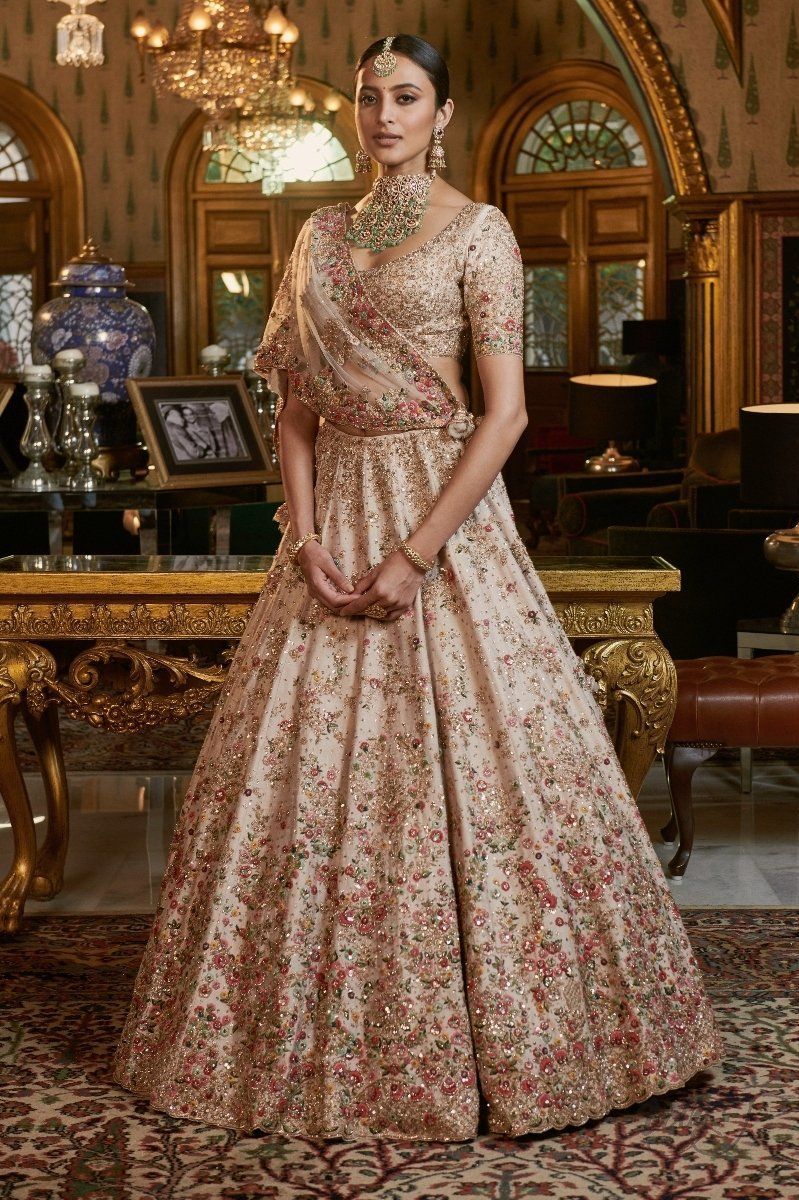 ERISHA RAW SILK LEHENGA SET