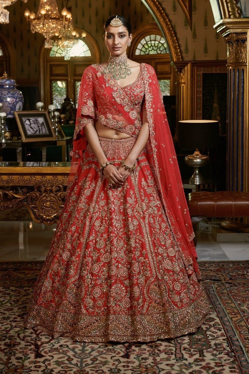 YUVIKA RAW SILK LEHENGA SET