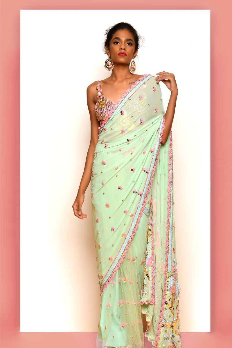 MINTE SAREE SET