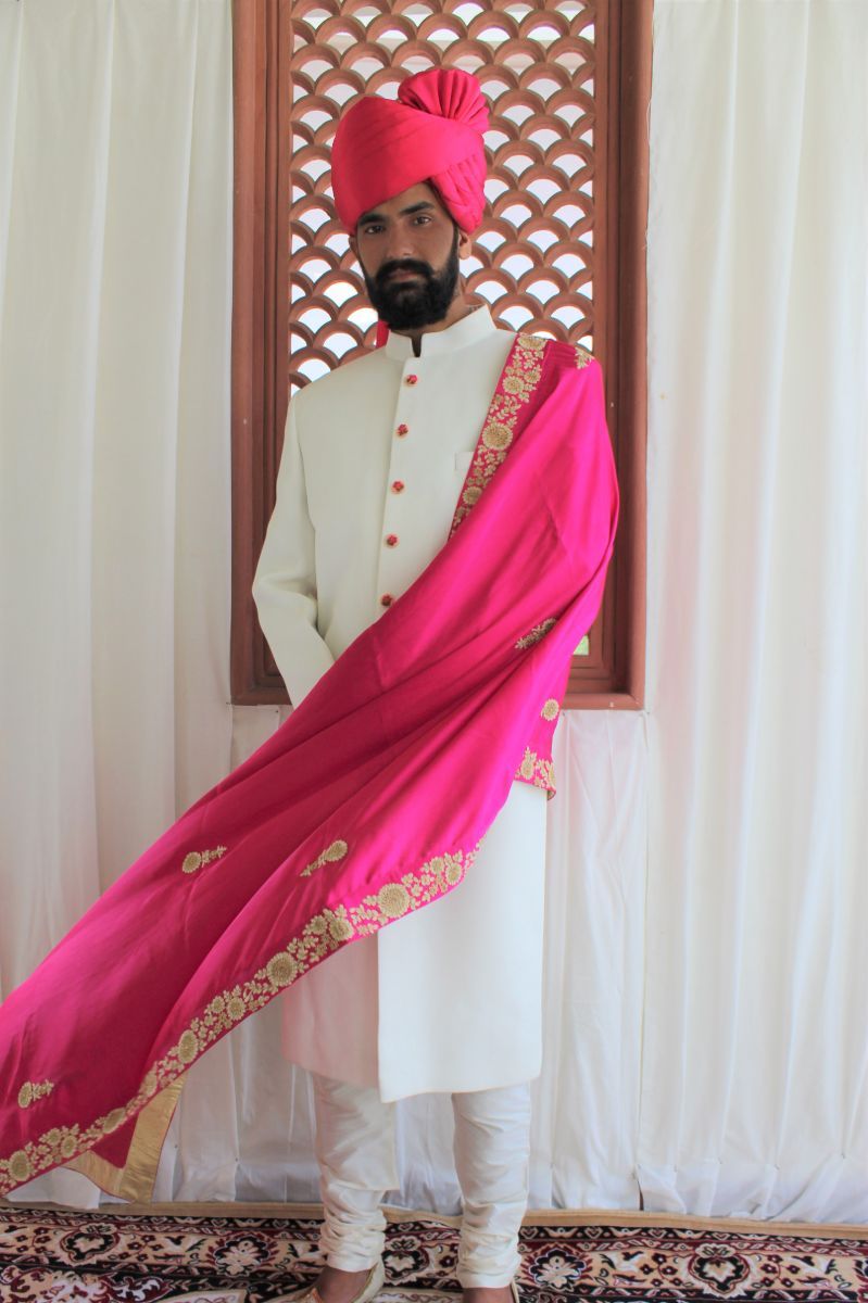 BUTTON DOWN SHERWANI SET