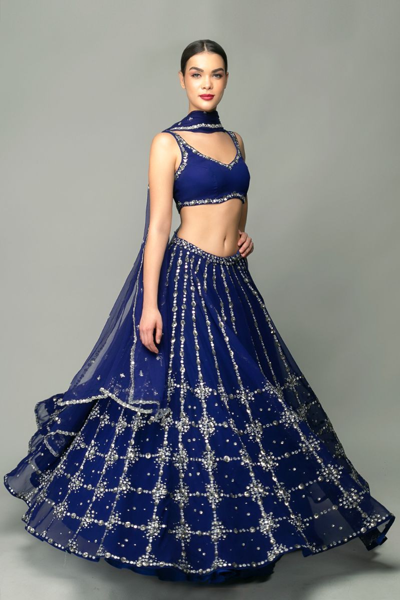 NEELAM BLUE LEHENGA SET