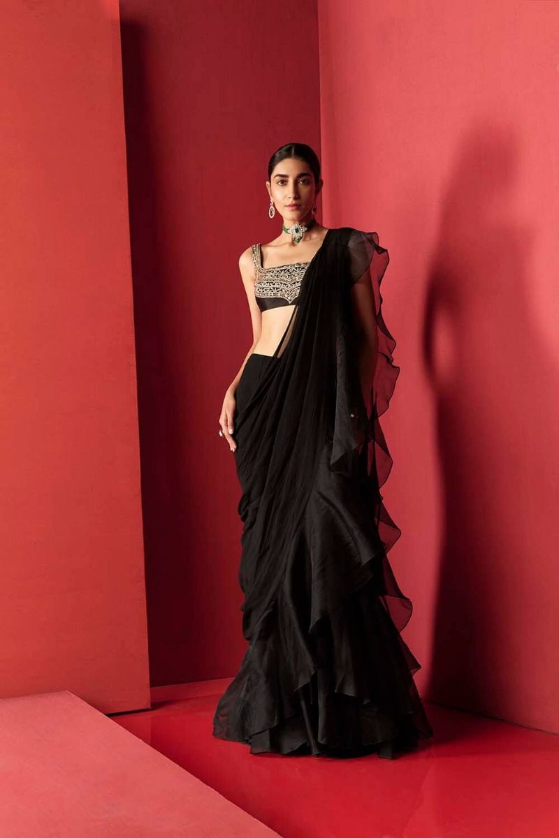 ASIRA ORGANZA SAREE SET