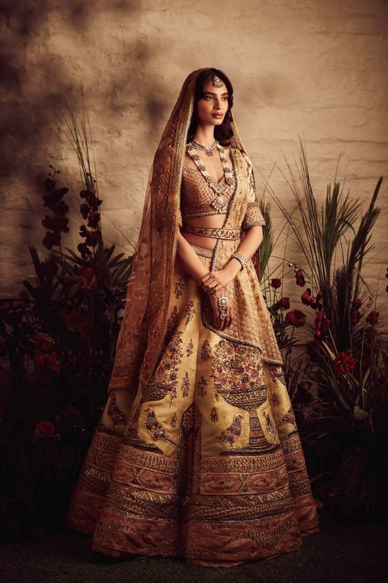 BIRDS OF RAJASTHAN LEHENGA SET